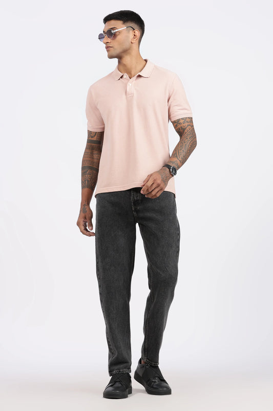 MENS MOM FIT - CHARCOLE BLACK DENIM JEANS - GR DENIMS