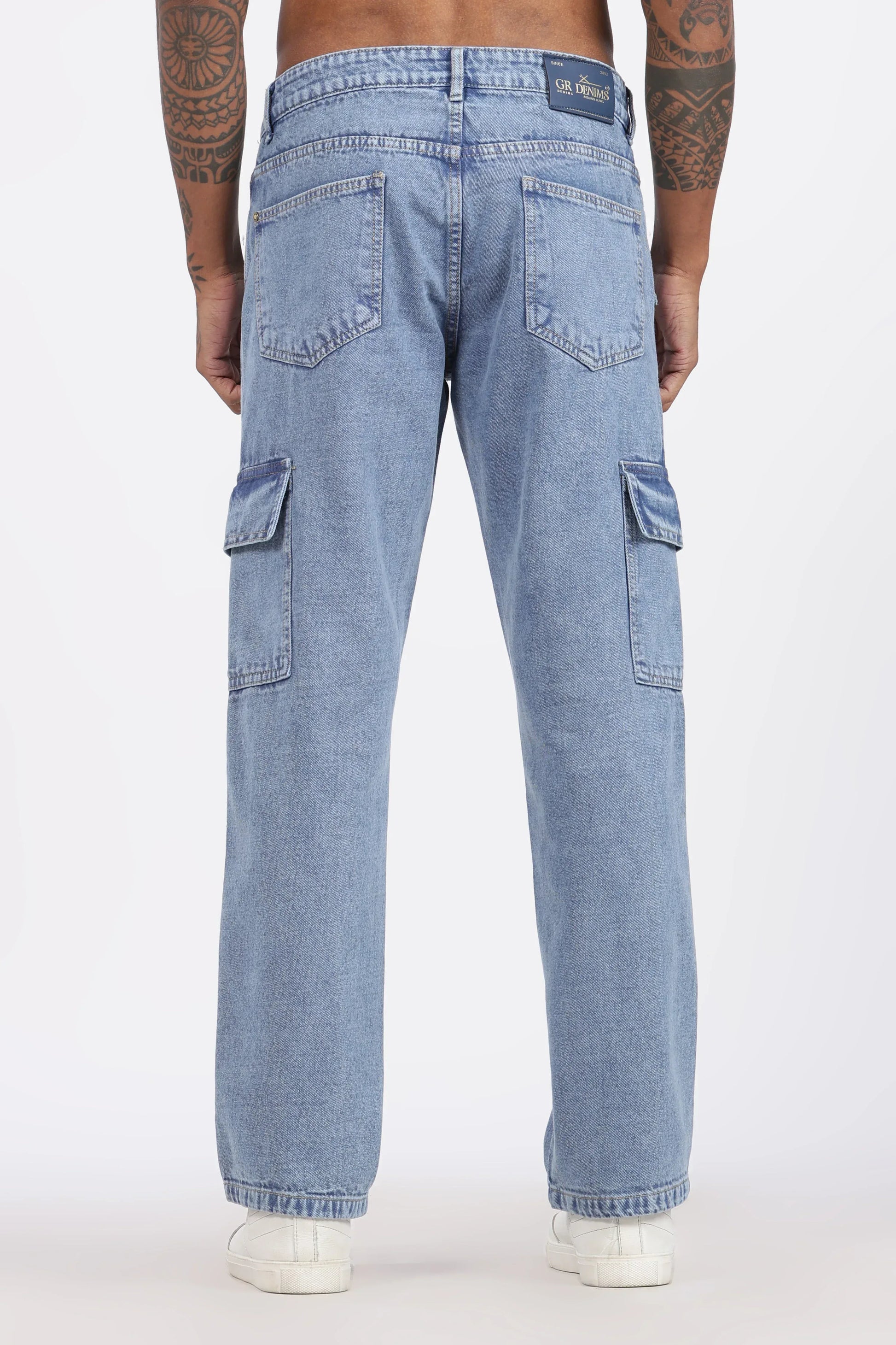 MEN'S CARGO - MID BLUE - GR DENIMS