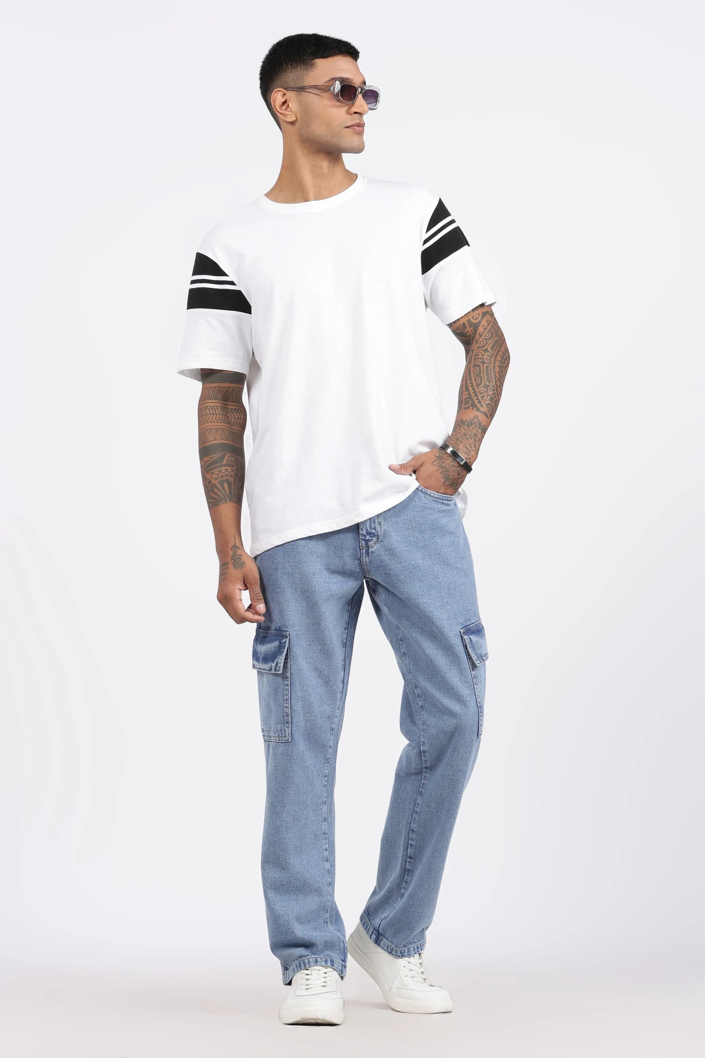 MEN'S CARGO - MID BLUE - GR DENIMS