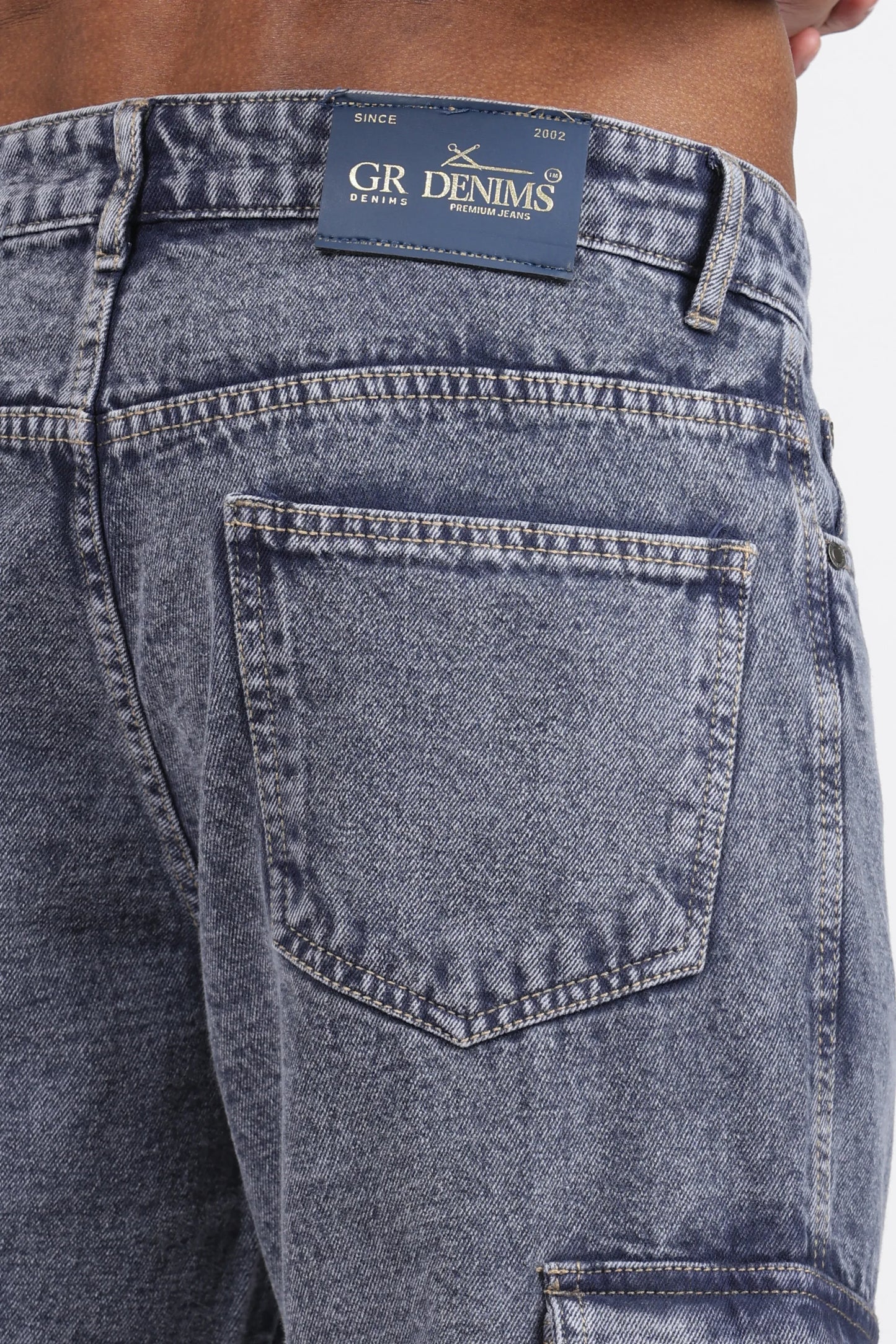 MEN'S CARGO - DUSK DENIM BLUE - GR DENIMS