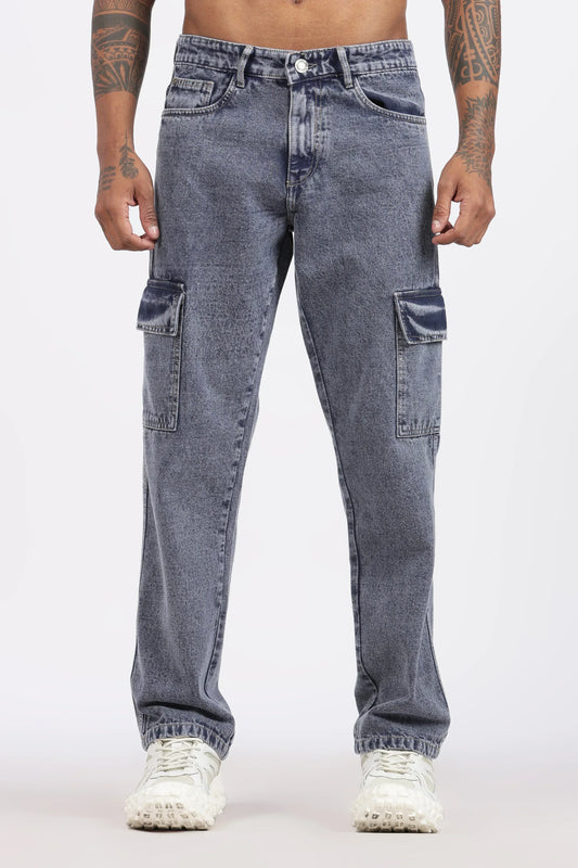 MEN'S CARGO - DUSK DENIM BLUE - GR DENIMS
