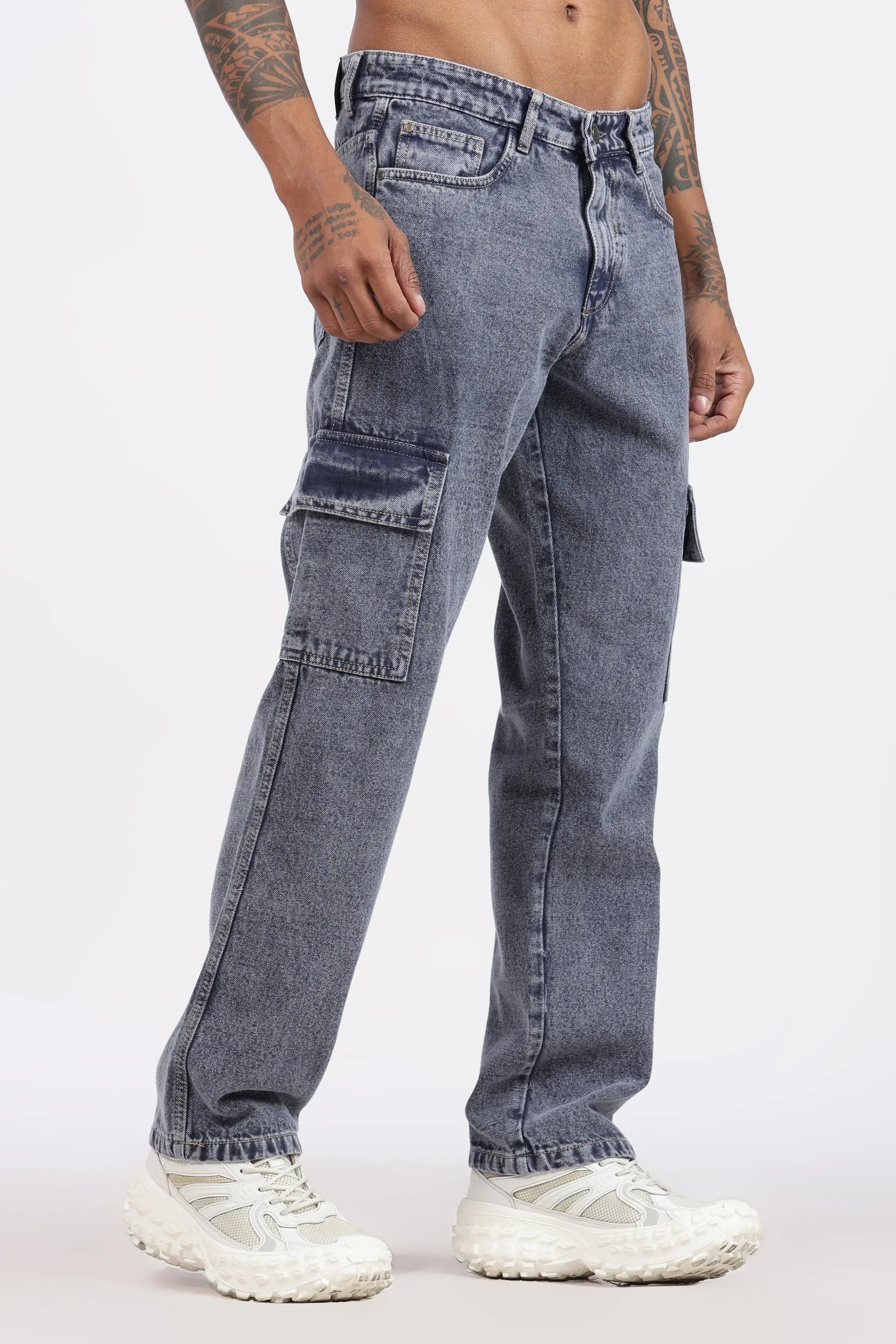 MEN'S CARGO - DUSK DENIM BLUE - GR DENIMS
