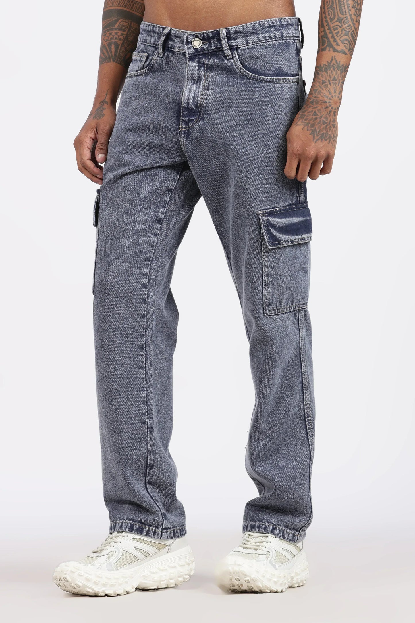 MEN'S CARGO - DUSK DENIM BLUE - GR DENIMS