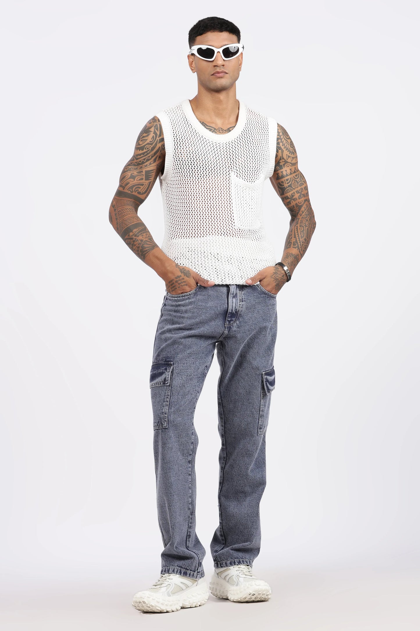 MEN'S CARGO - DUSK DENIM BLUE - GR DENIMS