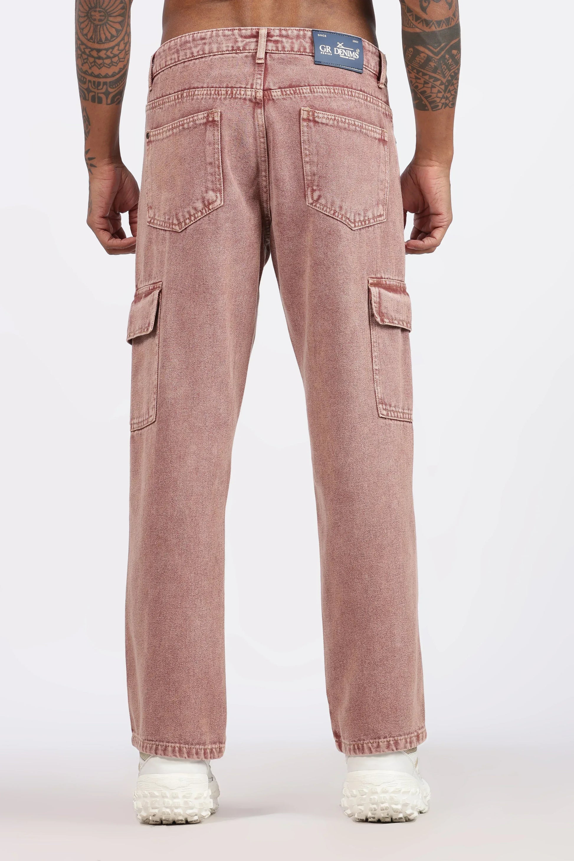 MEN'S CARGO - VINTAGE ROSE BROWN - GR DENIMS