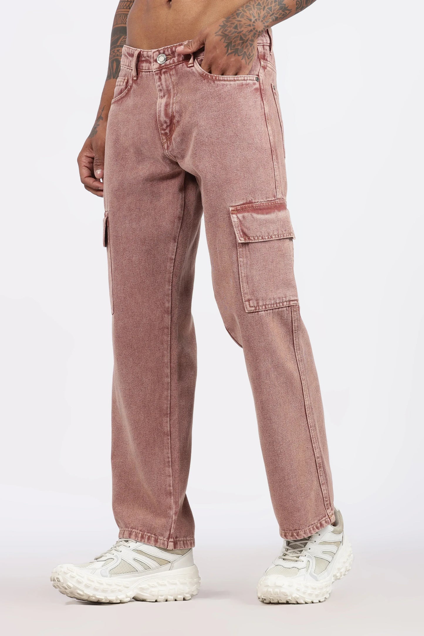MEN'S CARGO - VINTAGE ROSE BROWN - GR DENIMS
