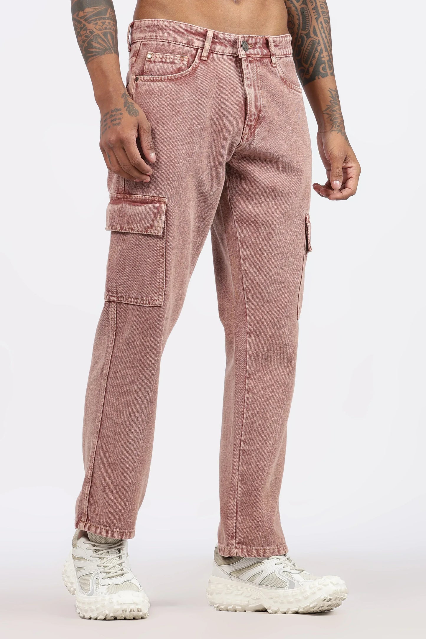 MEN'S CARGO - VINTAGE ROSE BROWN - GR DENIMS