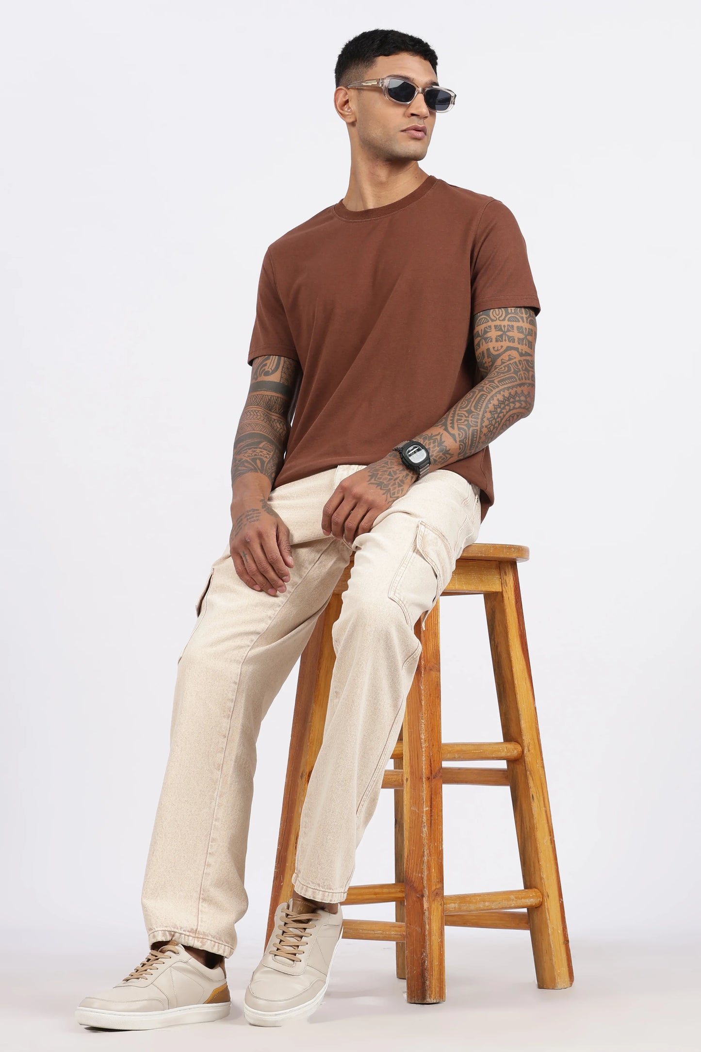 MEN'S CARGO - SAND BEIGE - GR DENIMS
